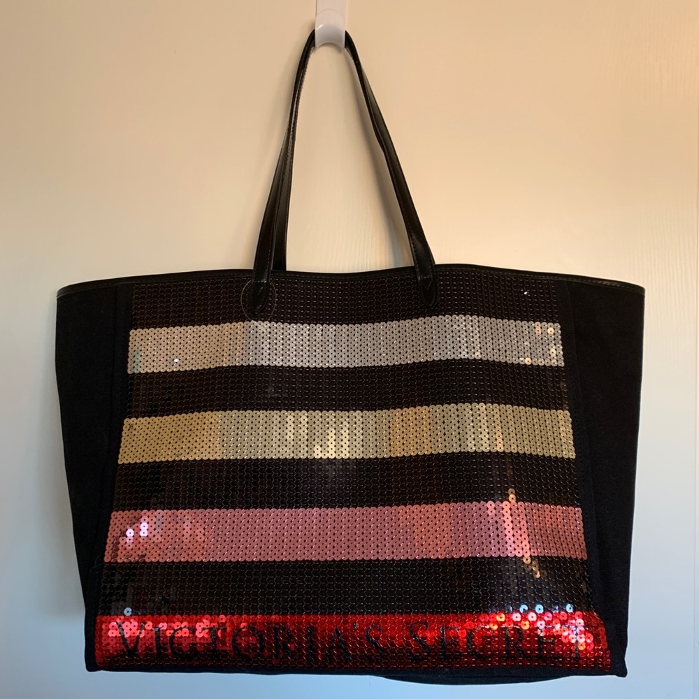 NWOT Victoria’s Secret Sequin Tote Bag